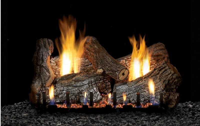 16" Charred Oak Log Set Only