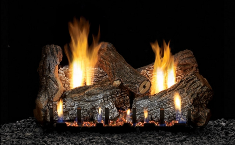 30" Sassafras Log Set