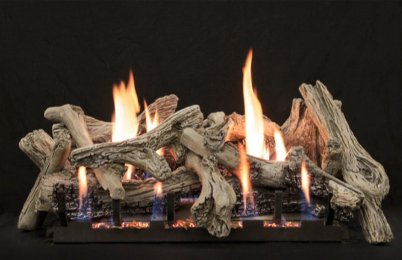 30" Charred Oak Log Set