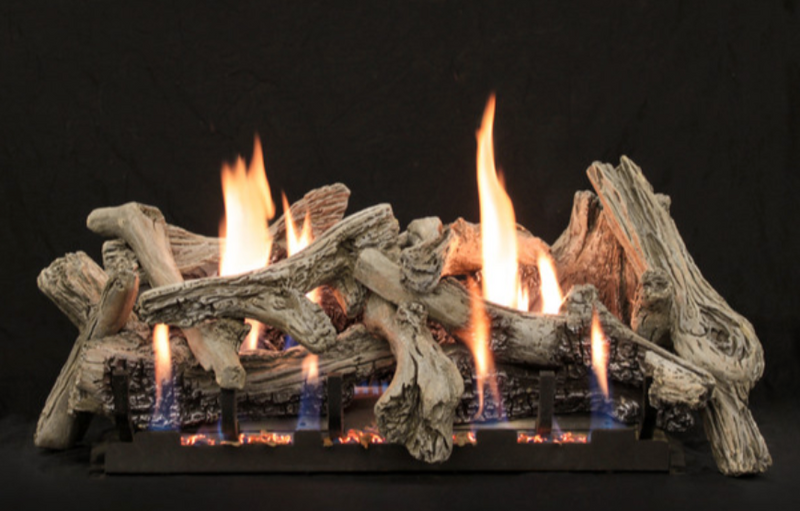 30" Super Charred Oak Log Set