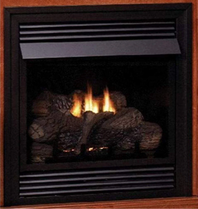 Vail 24" Vent-Free Fireplace with Slope Glaze Burner Millivolt with On/Off Switch 20K BTU
