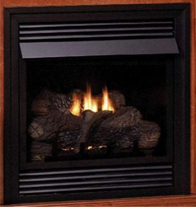 Vail 24" Vent-Free Fireplace with Slope Glaze Burner Intermittent Pilot with On/Off Switch 20K BTU