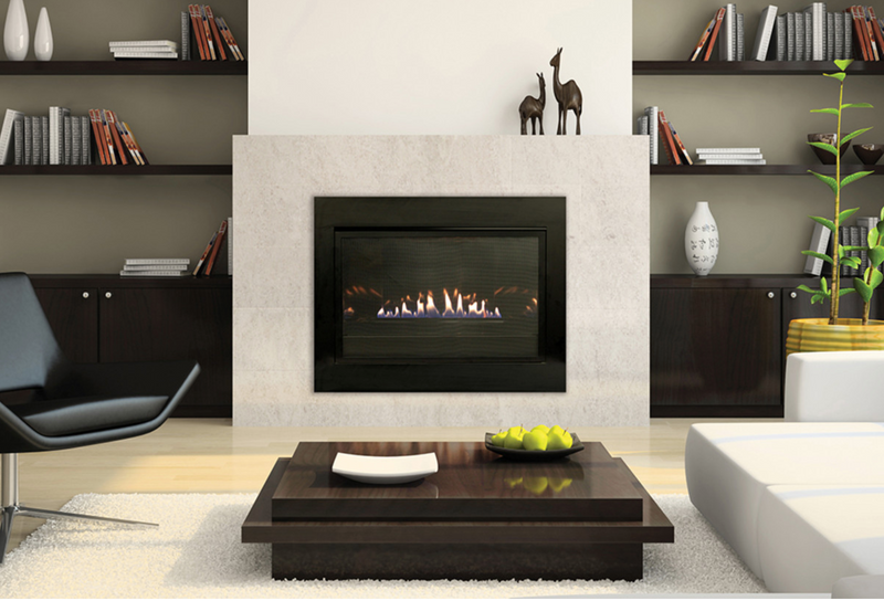 Loft Series Vent-Free Insert -Zero- Clearance -Small- 20K BTU- Natural Gas Millivolt Control with On/Off Switch
