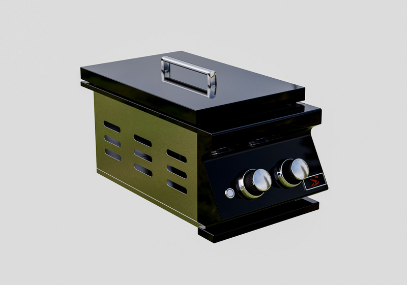 Whistler Double Size Burner - Black