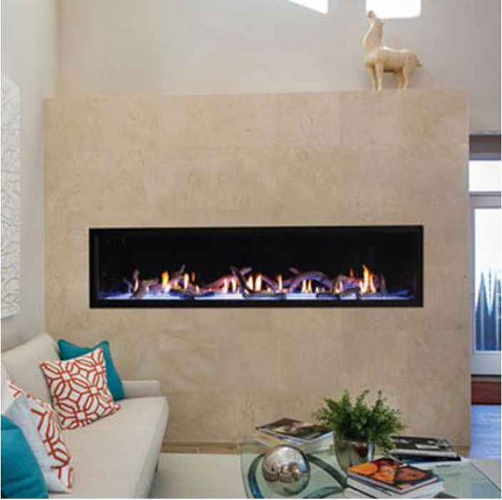 Empire Boulevard Direct-Vent Linear Contemporary Fireplace 72" - Natural Gas/Propane