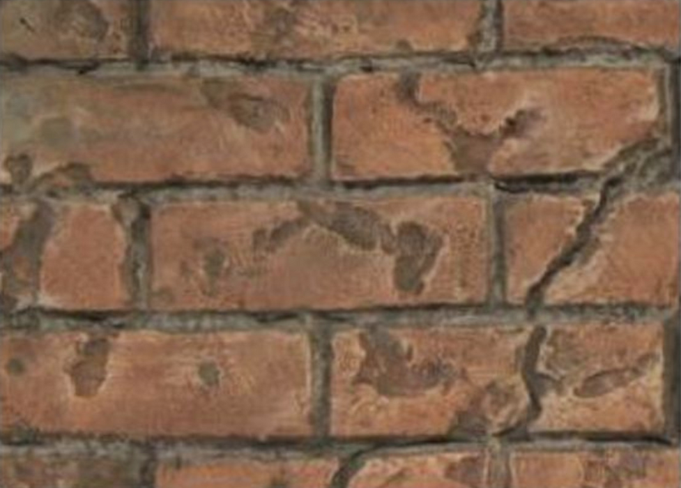 Liner, Cracked Red Fire Brick for