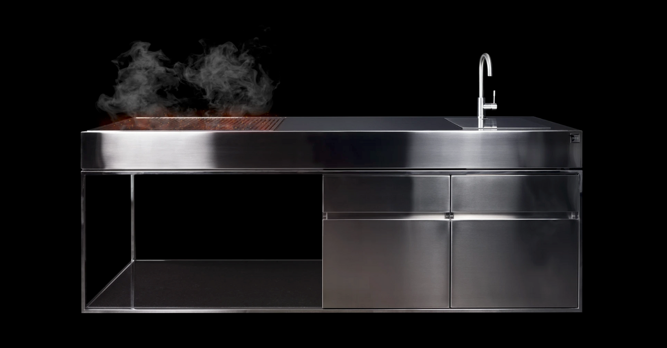 Outdoor Kitchen Cocoa Coal Black