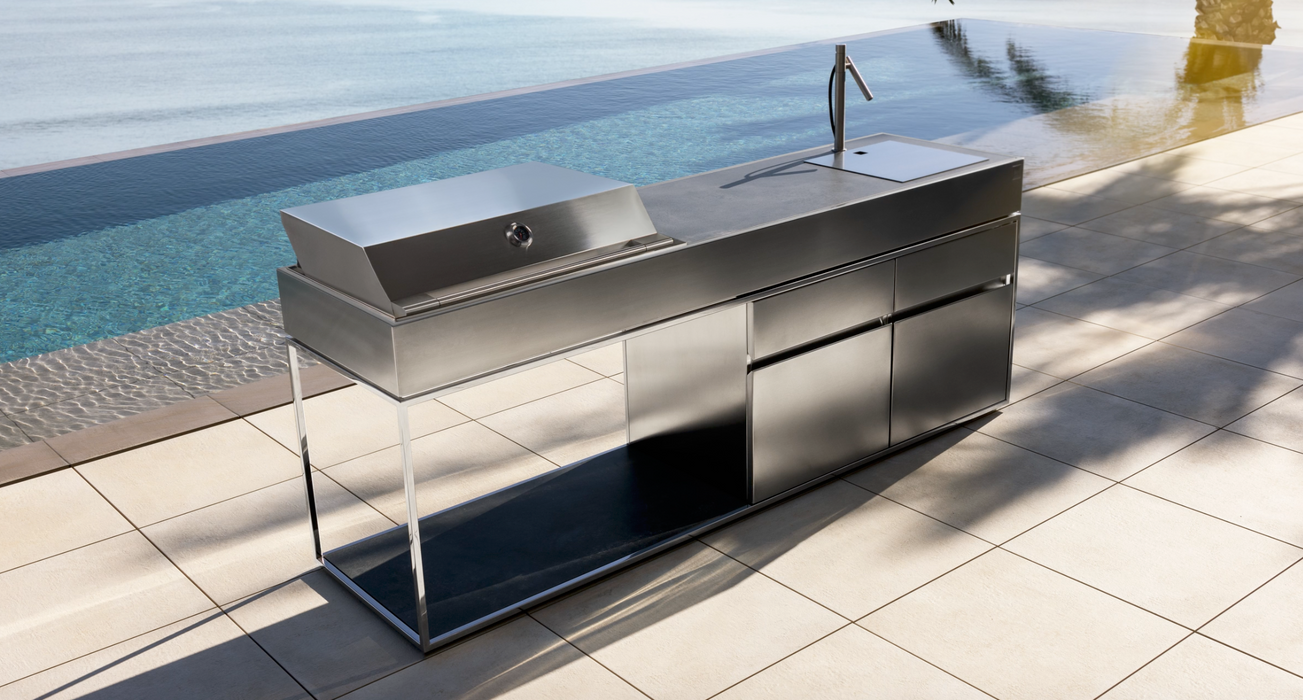 Outdoor Kitchen Cocoa Coal Black