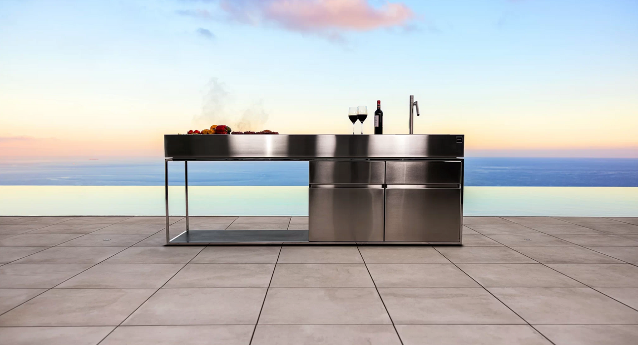 Outdoor Kitchen Cocoa Coal Black