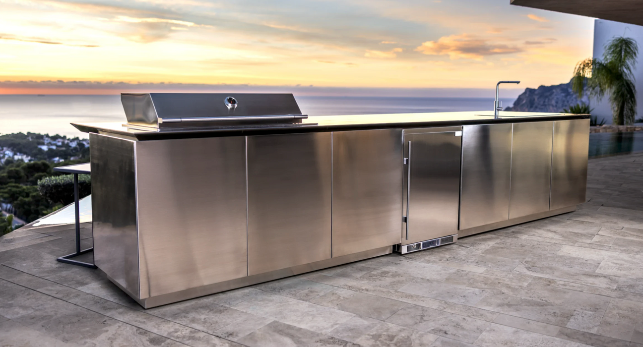 Outdoor Kitchen Empire Diamond Steel