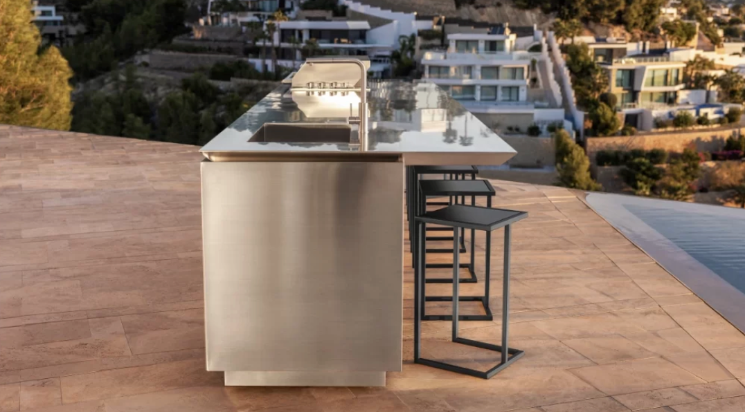 Outdoor Kitchen Empire Diamond Steel