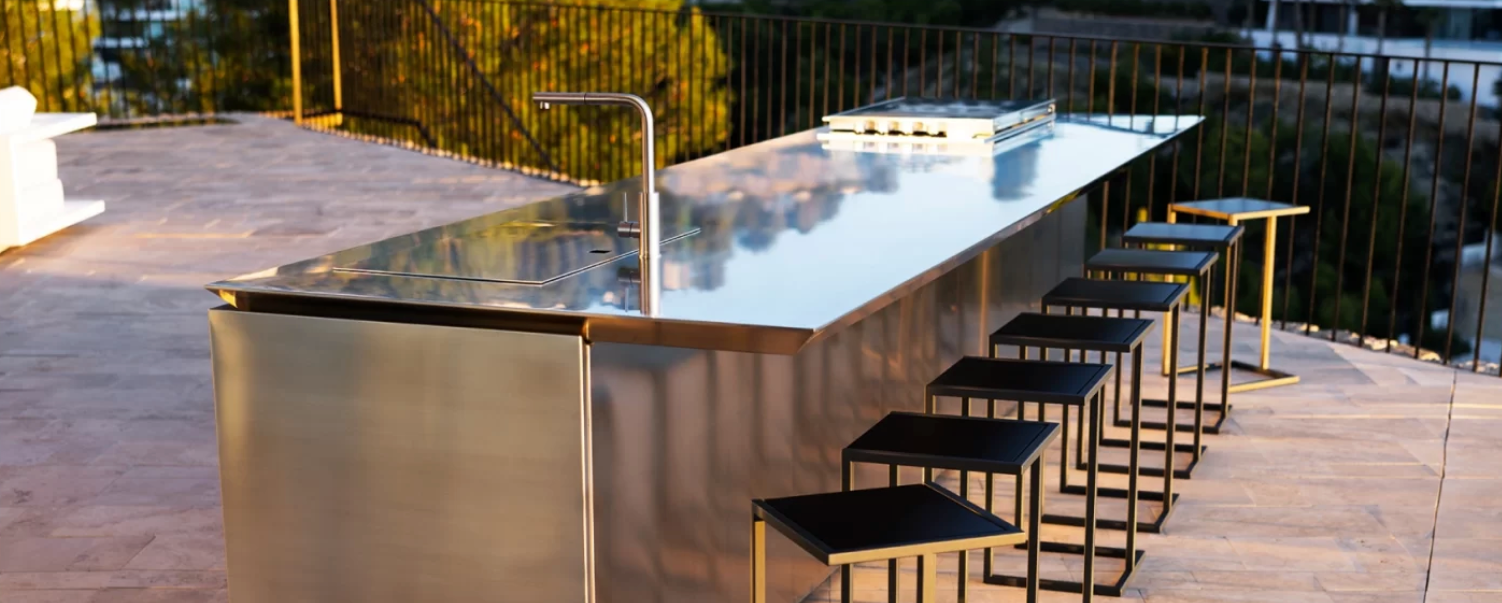 Outdoor Kitchen Empire Diamond Steel