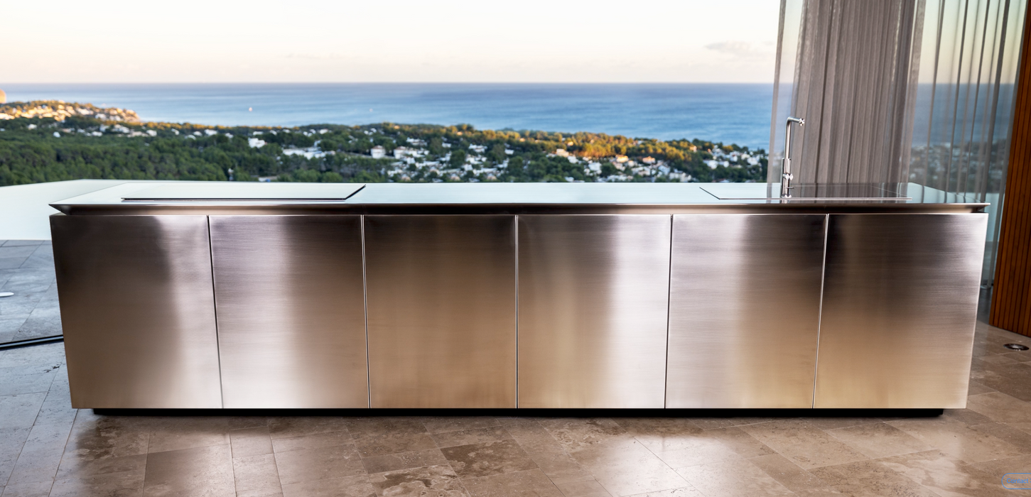 Outdoor Kitchen Empire Diamond Steel