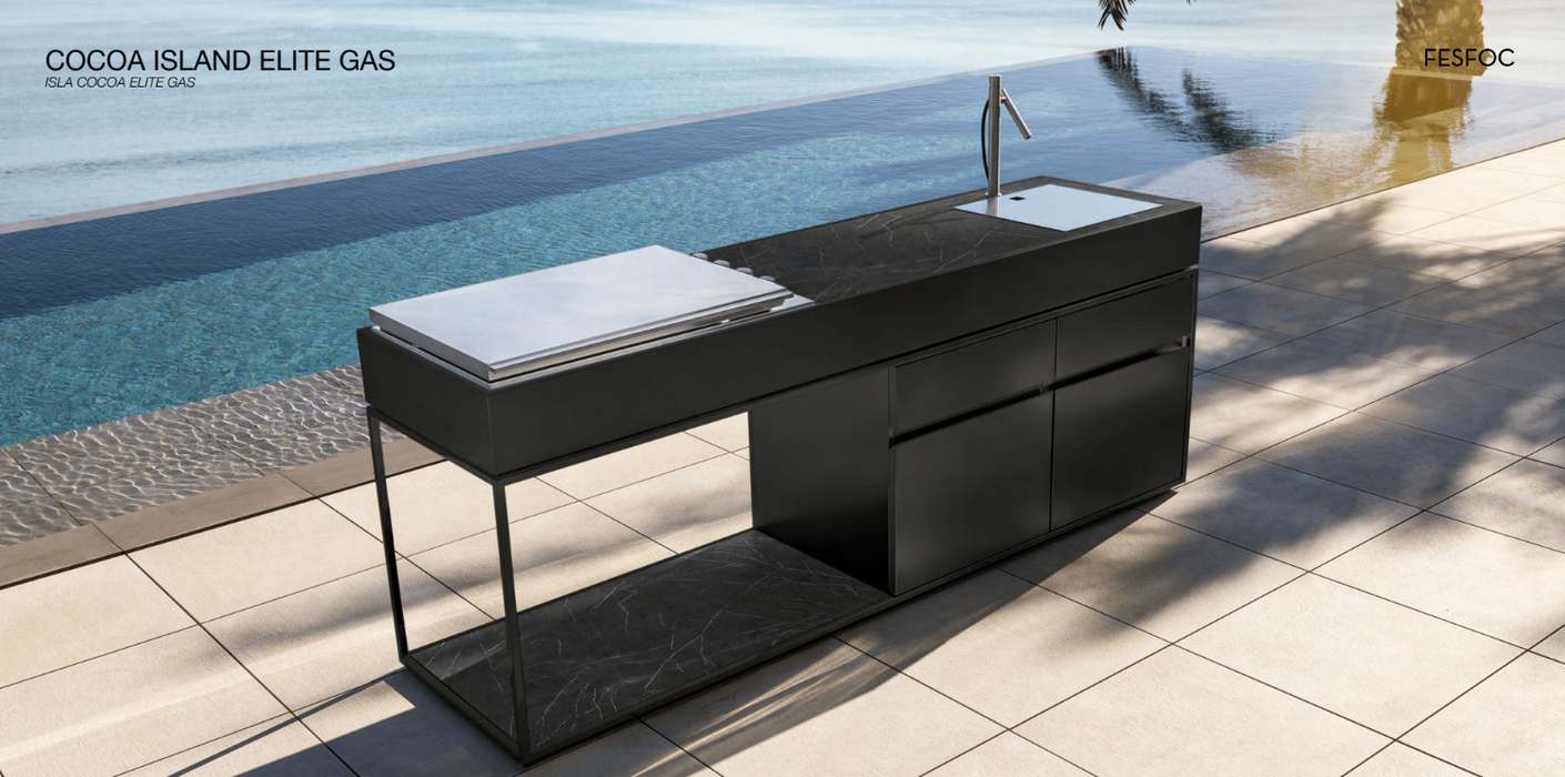 Outdoor Kitchen Cocoa Coal