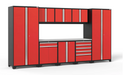 Pro Series 9 Piece Cabinet Set outdoor funiture New Age Pro Series 9 Piece Cabinet Set - Red Stainless Steel 