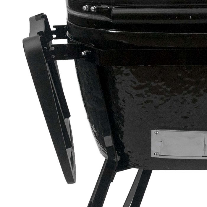 Primo CXLC Extra Large Oval Ceramic Charcoal All-In-One Kamado Grill Head on Wheeled Cradle