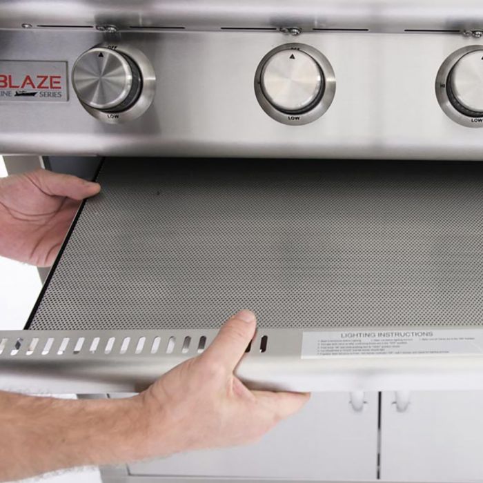 Blaze BLZ-5-DPFG Drip Tray Flame Guard for 5-Burner Traditional or LTE Gas Grill