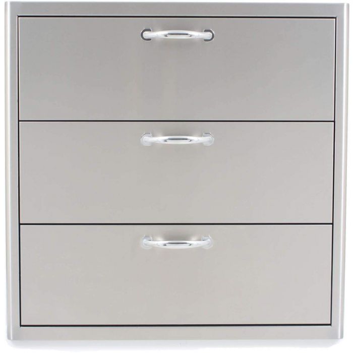 Blaze BLZ-30W-3DRW Triple Access Drawers, 29.625x30-inches