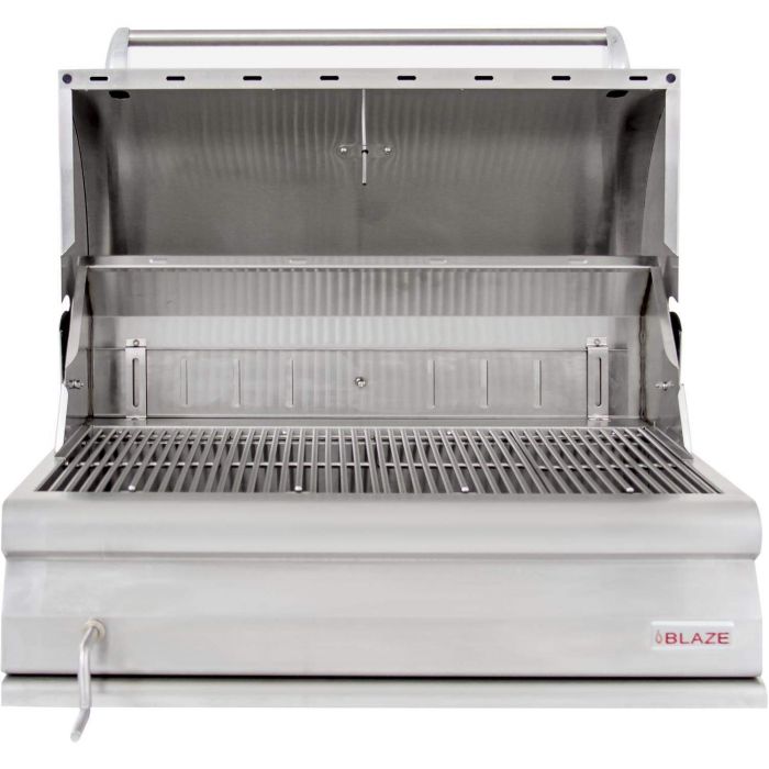 Blaze BLZ-4-CHAR Built-In Charcoal Grill with Adjustable Charcoal Tray, 32-inch