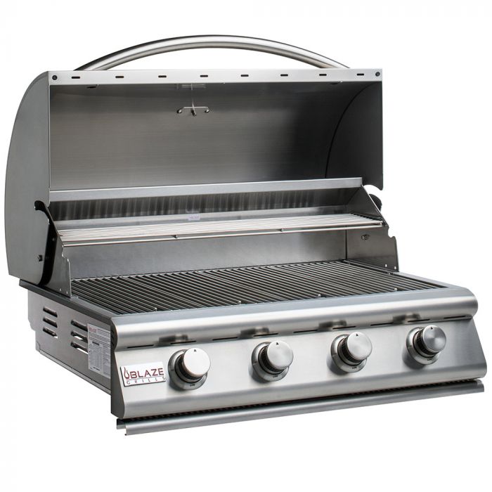 Blaze Prelude LBM 32-Inch 4-Burner Built-In Gas Grill - BLZ-4LBM