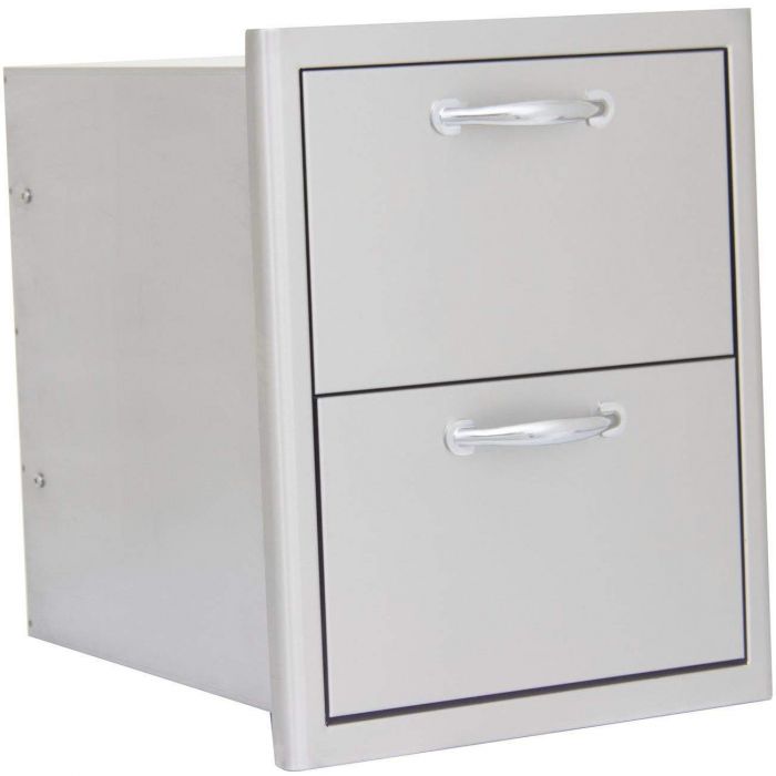 Blaze BLZ-DRW2-R Double Access Drawers, 21.75x17.375-inches