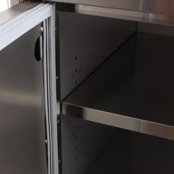 Blaze BLZ-DRY-STG Sealed Stainless Steel Dry Storage Pantry with Shelf, 32-Inches
