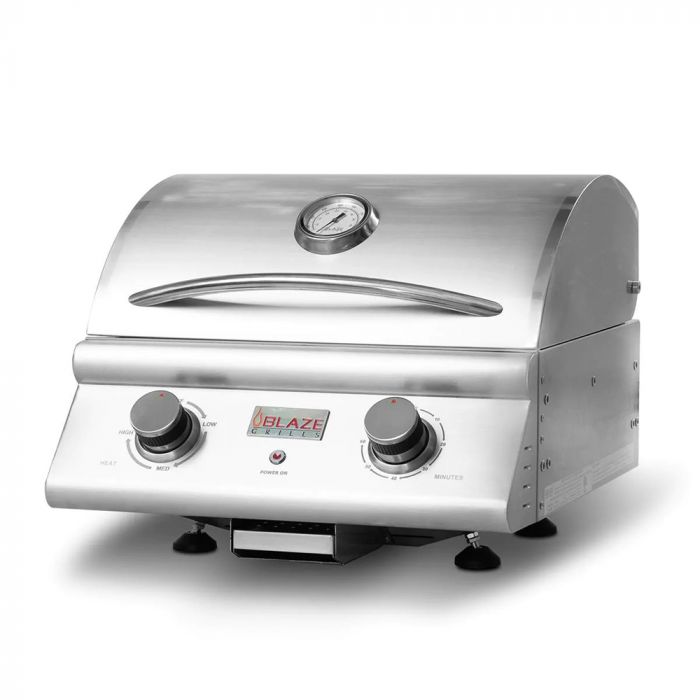 Blaze BLZ-ELEC-21 Stainless Steel Electric Grill with Built-In Mounting Kit, 21-inch