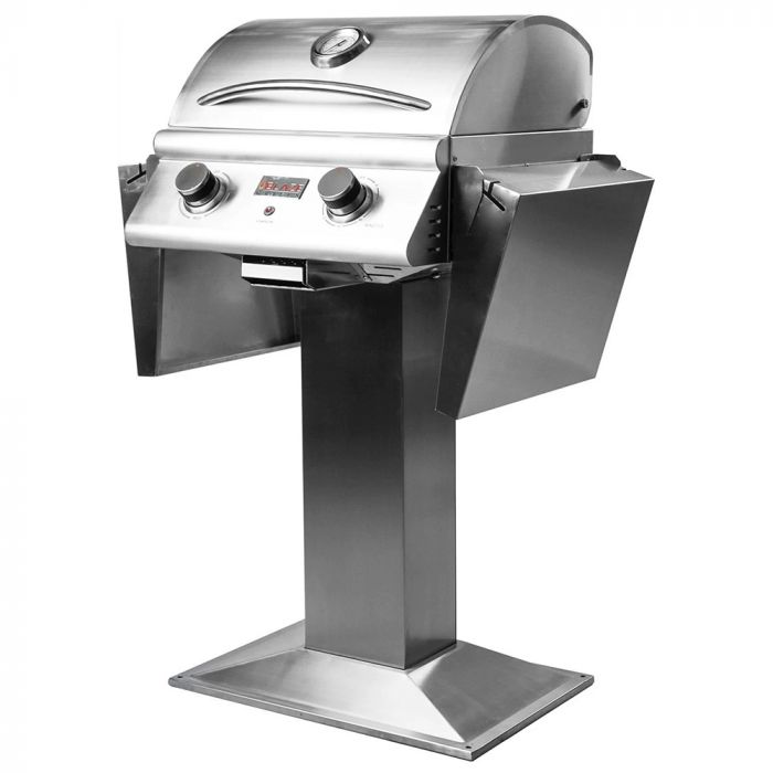 Blaze BLZ-ELEC-21 Stainless Steel Electric Grill with Pedestal, 21-inch