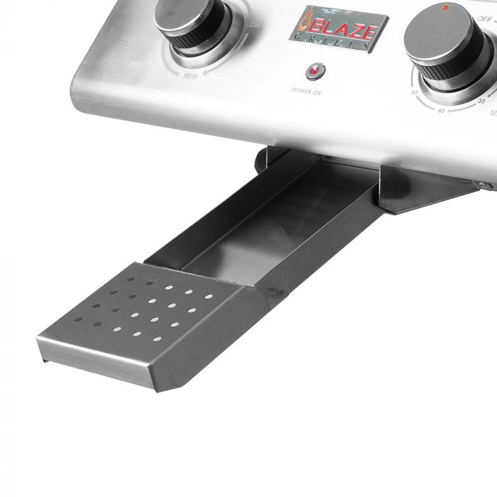 Blaze BLZ-ELEC-21 Stainless Steel Electric Grill with Pedestal, 21-inch