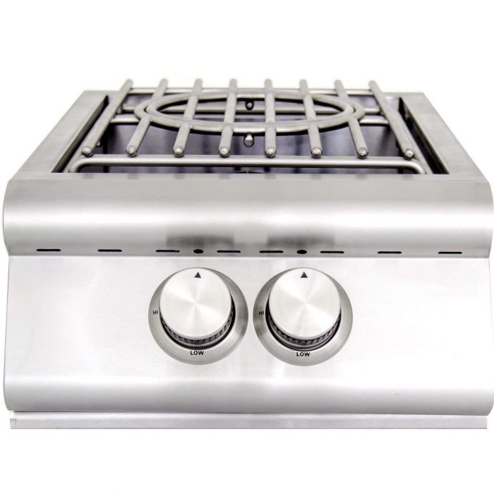 Blaze BLZ-PBLTE3 Built-In Power Burner with Lights, Wok Ring and Lid