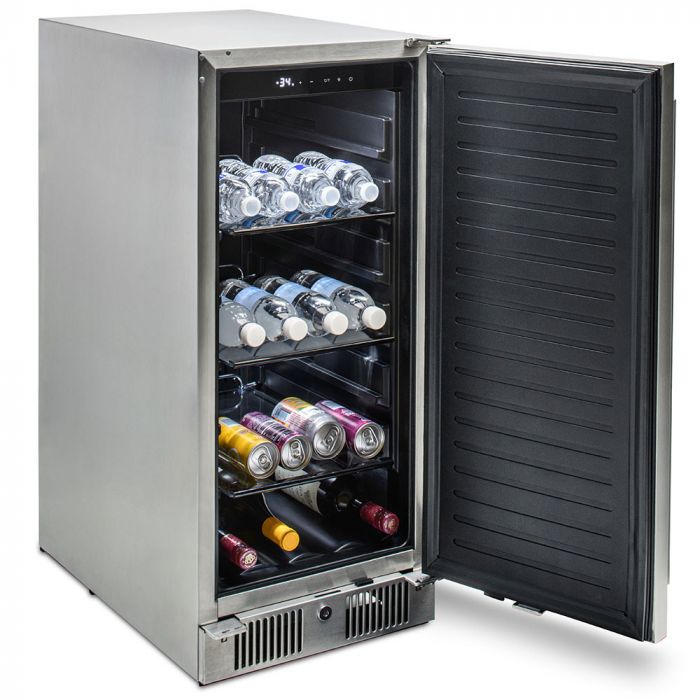 Blaze BLZ-SSRF-15 Outdoor Rated Stainless Steel Refrigerator, 3.2 Cu Ft., 15-inches