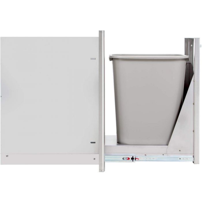 Blaze BLZ-TRNW-DRW Narrow Roll Out Trash Bin, 26.375x13.875-inches