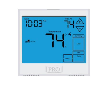 PRO1® Pro1 T955 - Touchscreen, 5+1+1 Or 7 Day Or Non-Programmable Thermostat, 3H/2C With 13 Square Inch Display