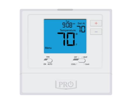 Pro1 T721 - Non-Programmable Thermostat, 2H/1C Heat Pump With 4 Square Inch Display