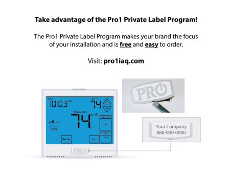 Pro1 T701I - Thermostat, Wi-Fi Enabled, 1H/2C, Programmable From App