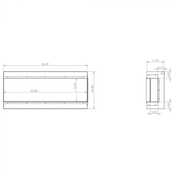 Modern Flames RS-3021 RedStone 30-Inch Built-In Electric Fireplace