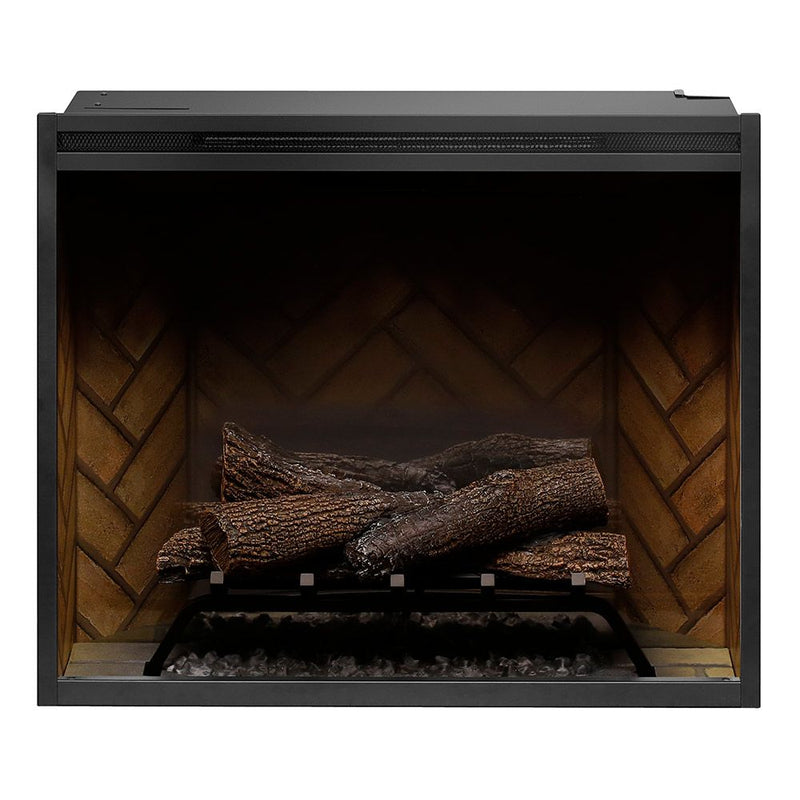 Dimplex RBF30 Revillusion Electric Fireplace with Herringbone Backer, 30-Inches