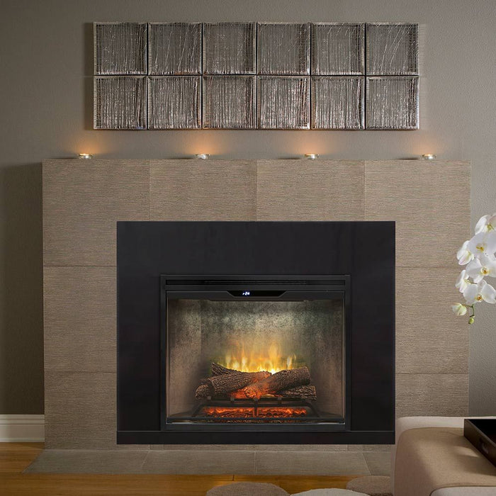 Dimplex RBF30WC Revillusion Electric Fireplace with Weathered Concrete Backer, 30-Inches