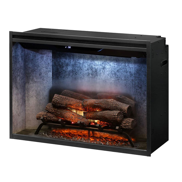 Dimplex RBF36WC Revillusion Electric Fireplace with Weathered Concrete Backer, 36-Inches