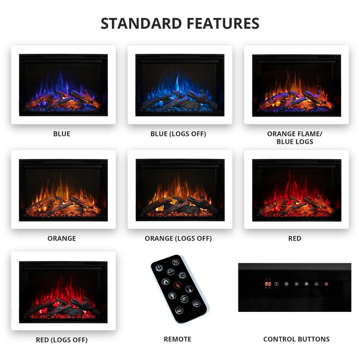 Modern Flames RS-4229 RedStone 42-Inch Built-In Electric Fireplace