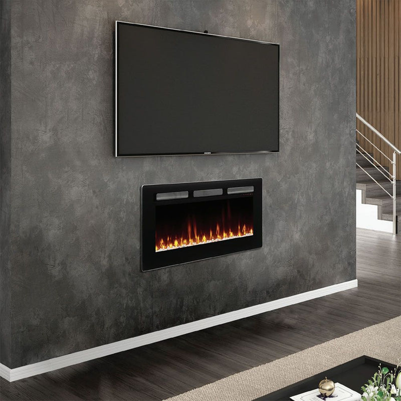 Dimplex SIL48 Sierra Series Wall Mount/Built-In Linear Electric Fireplace, 48-Inch