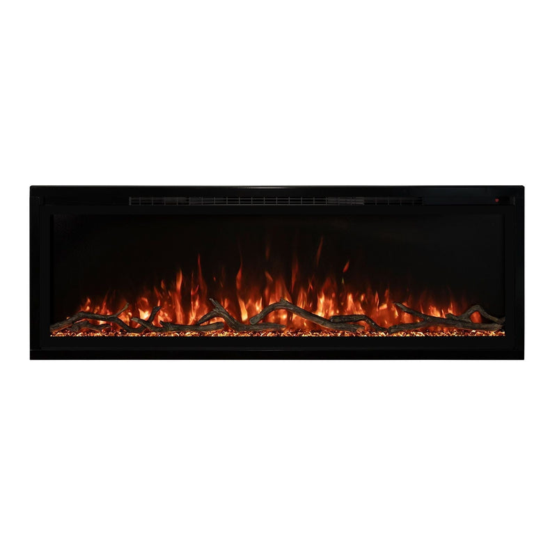 Modern Flames SPS-74B Spectrum Slimline Wall Mount/Built-In Electric Fireplace